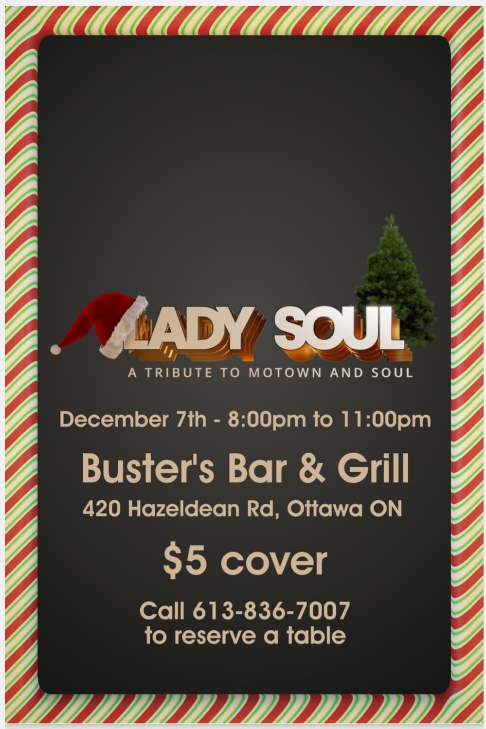 Motown Christmas Party @ Buster's Bar & Grill