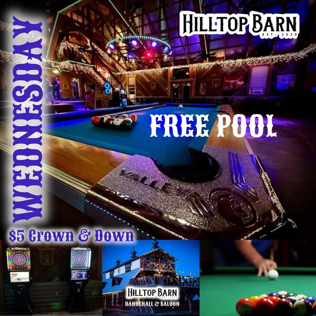 Free Pool Wednesday 