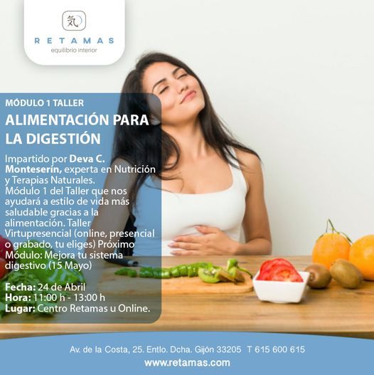Taller "ALIMENTACI\u00d3N PARA LA DIGESTI\u00d3N "