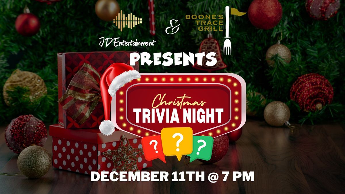 Christmas Trivia Night @ Boone's Trace Grill