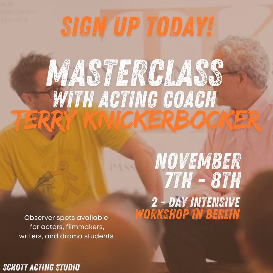 Transform Your Scene Work from Good to Extraordinary with Terry Knickerbocker