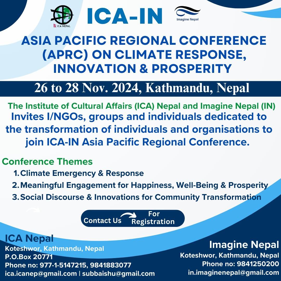 Asia Pacific Regional Conference on Climate Response, Innovation, and Prosperity