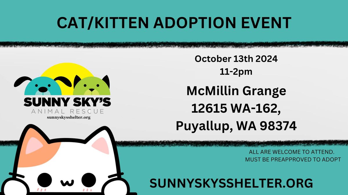 Cat\/Kitten Adoption Event