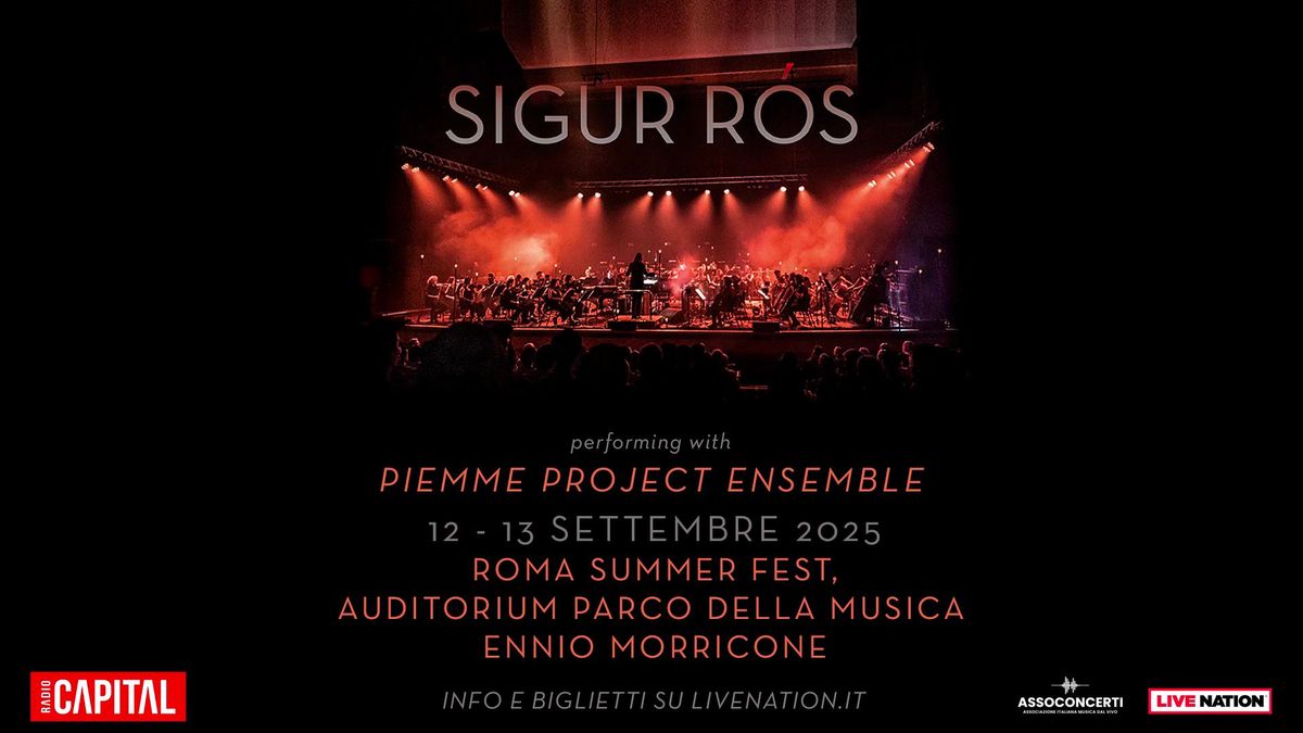 Sigur R\u00f3s - ROMA SUMMER FEST 2025