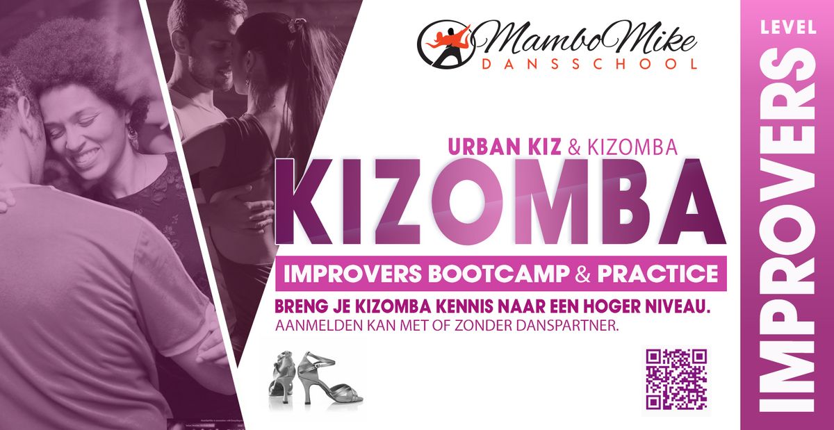 Kizomba Improvers Bootcamp - zaterdag 11 januari 2025