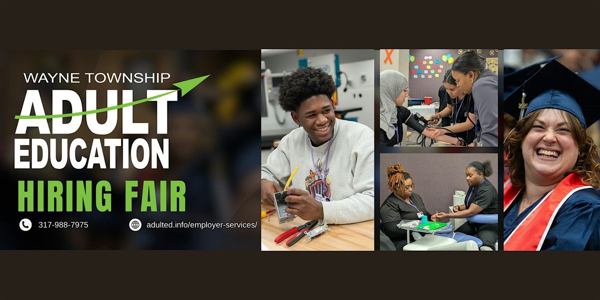 Wayne Township Adult Education Fall 2025 Hiring Fair