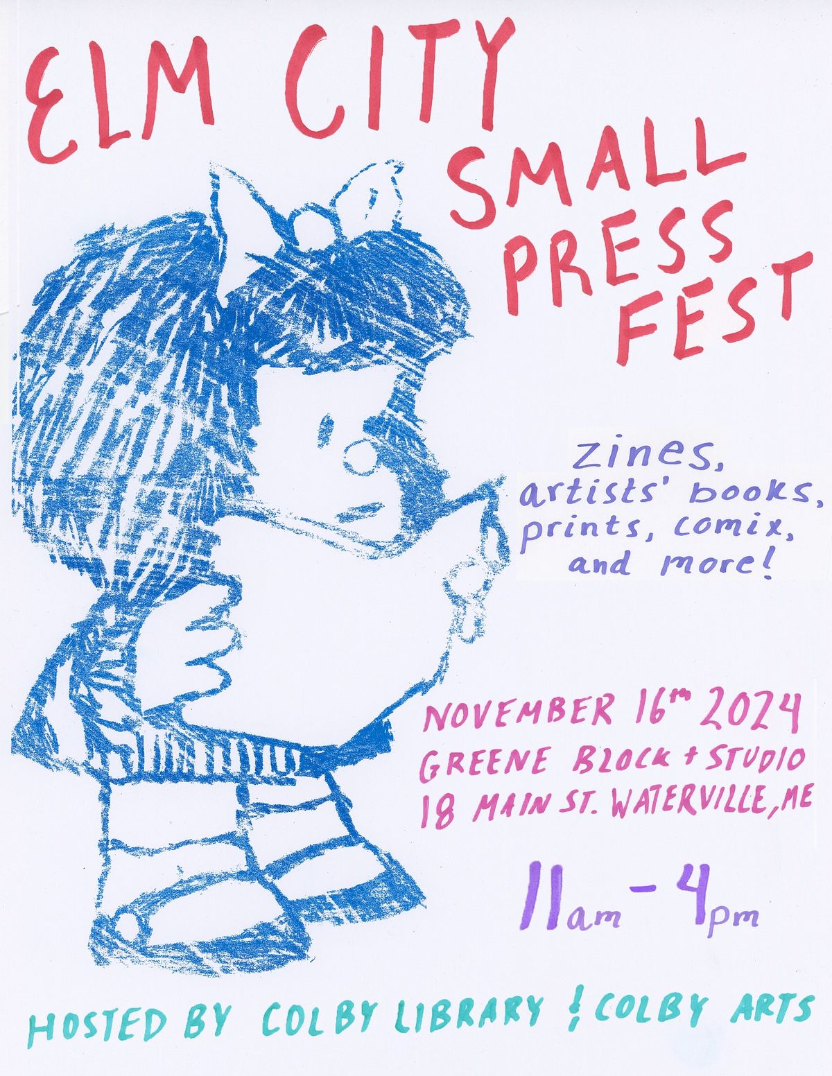 Elm City Small Press Fest and Lunder Institute Open Studios 2024