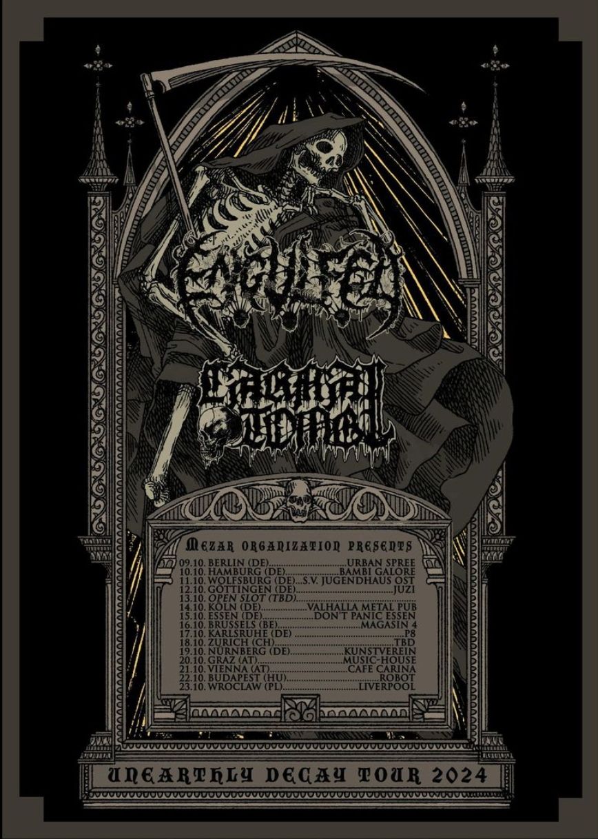 Engulfed, Carnal Tomb, Stillborn Soiled