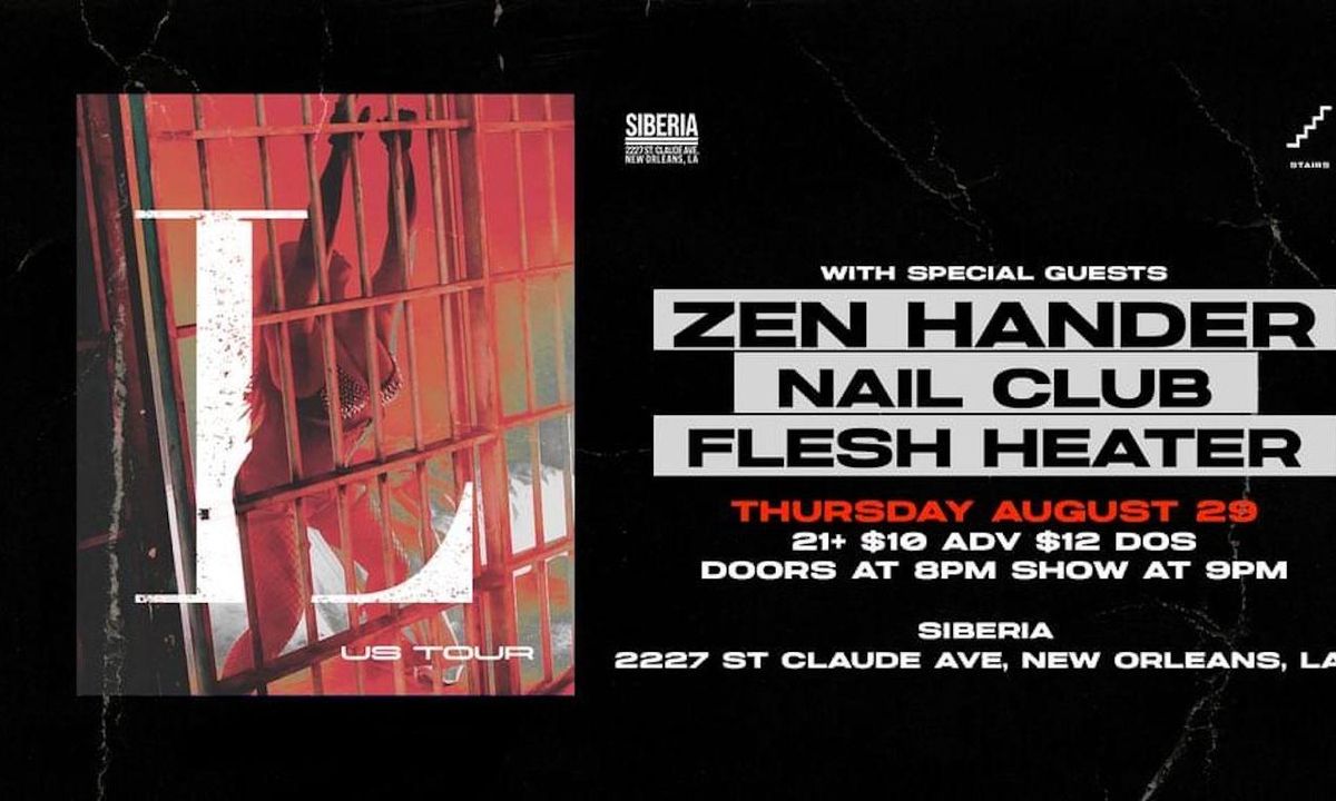 L w\/ Zen Hander, Nail Club, & Flesh Heater