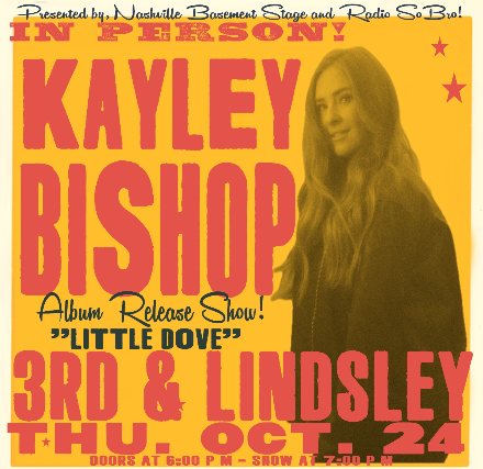 Kayley Bishop "Little Dove" Album Release Show with Special Guests Jason Nix, Tabitha Meeks & Lauren Hungate