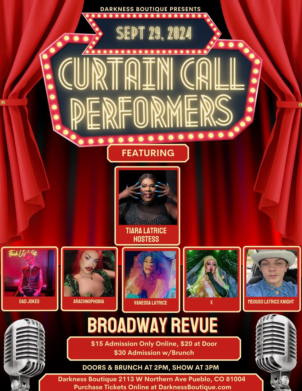 Curtain Call Performers - Broadway Revue