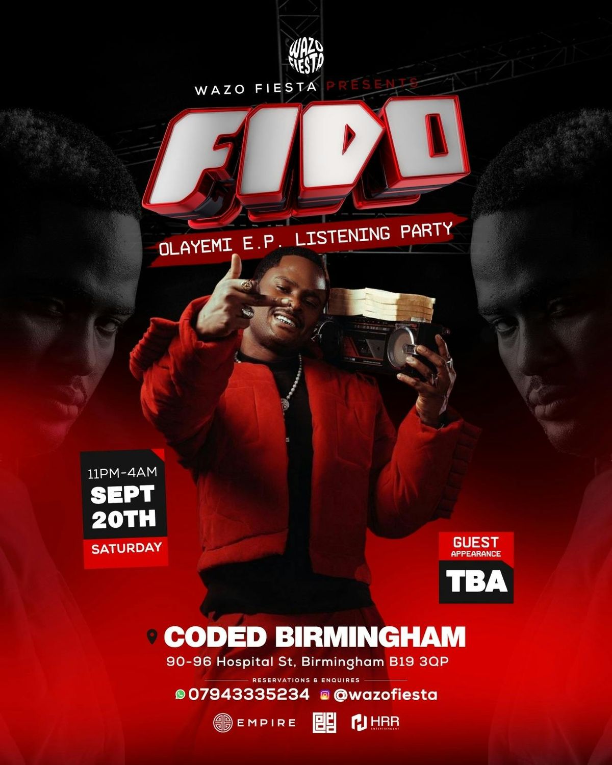FIDO E.P. LISTENING PARTY