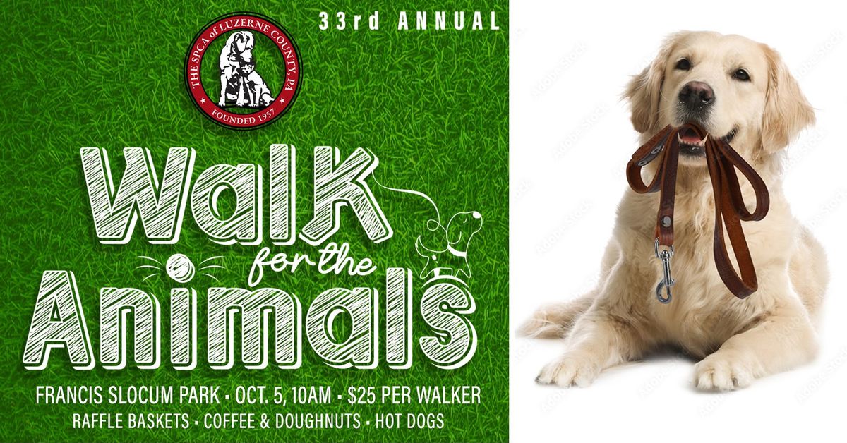 33rd Annual Walk for the Animals!