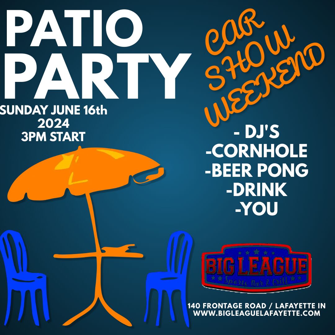 Car Show and Patio Party! 