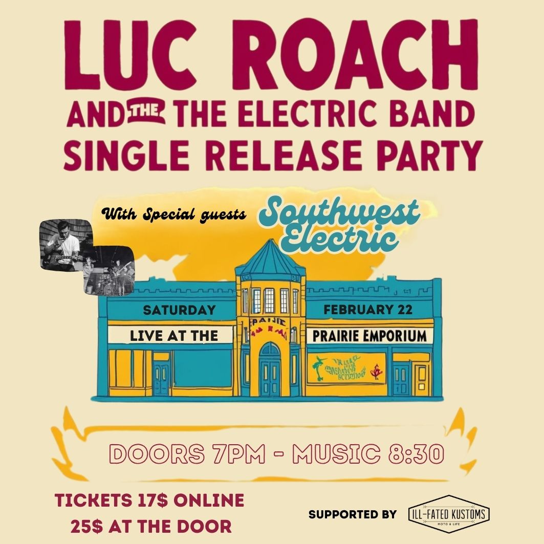 Luc Roach & The Electric Band - Single release party with guests SWE