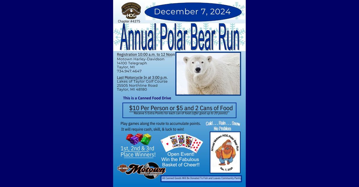 Motown HOG - Annual Polar Bear Run 