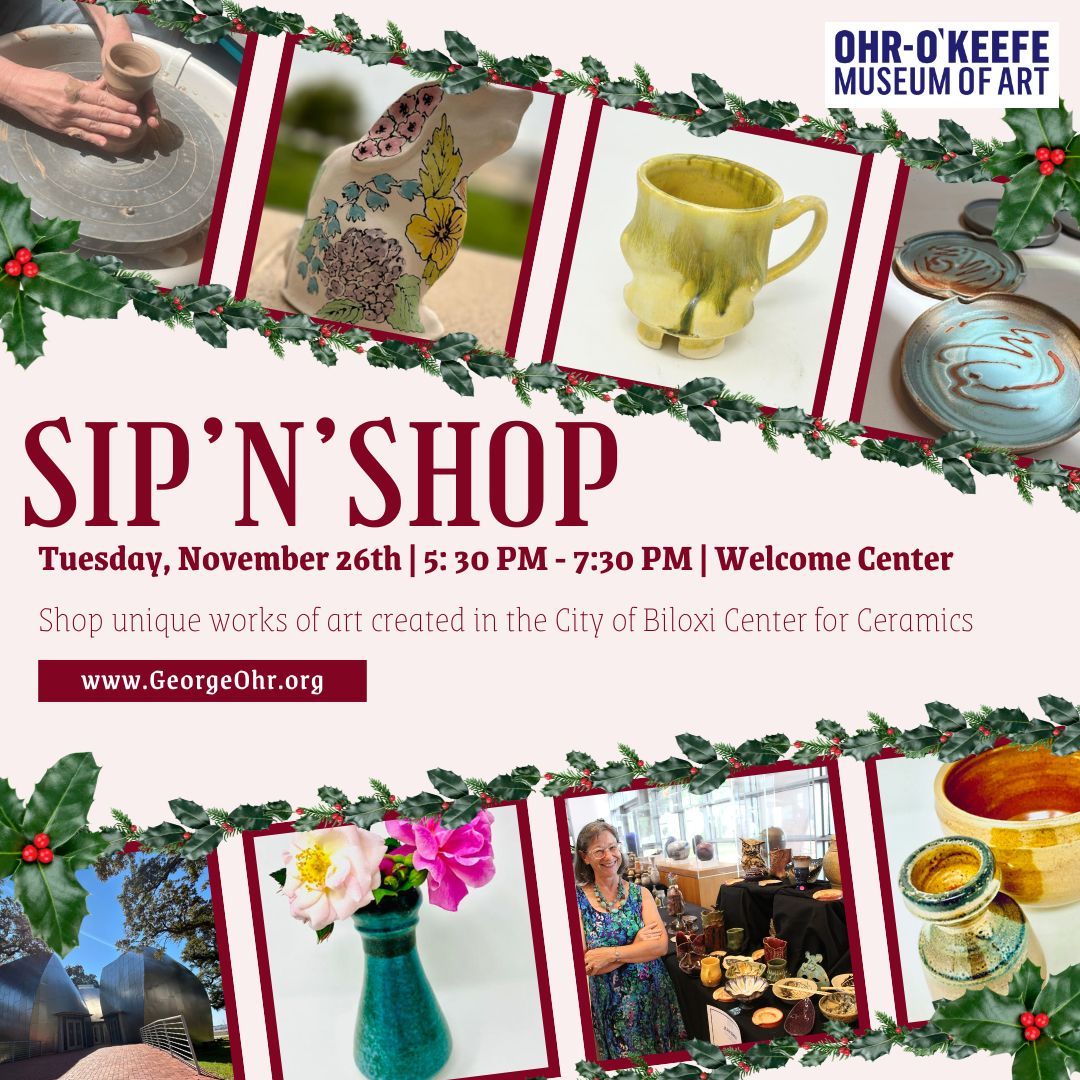 Sip'N'Shop- Holiday Studio Sale at OOMA