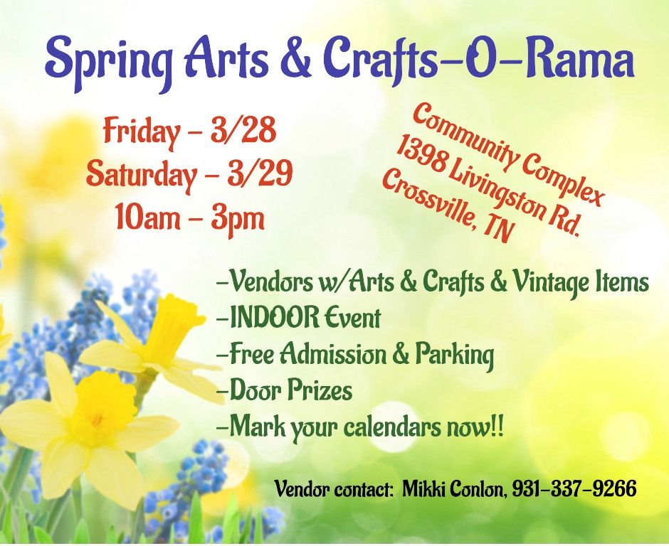 Spring 2025 Arts & Crafts-O-Rama 