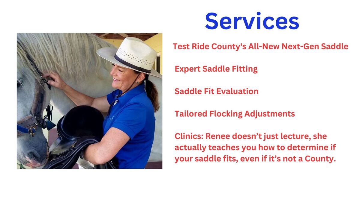 Upcoming Saddle Fitting Trip- Volusia County-386-846-5911