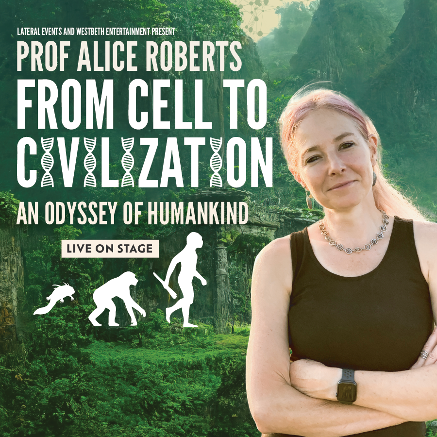 Professor Alice Roberts at Adelphi Theatre
