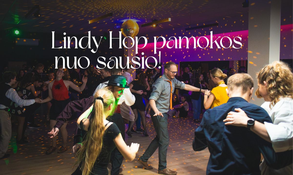 I\u0161mok \u0161okt lindy hop! Nauja pradedan\u010di\u0173j\u0173 grup\u0117 nuo sausio 6 d.!