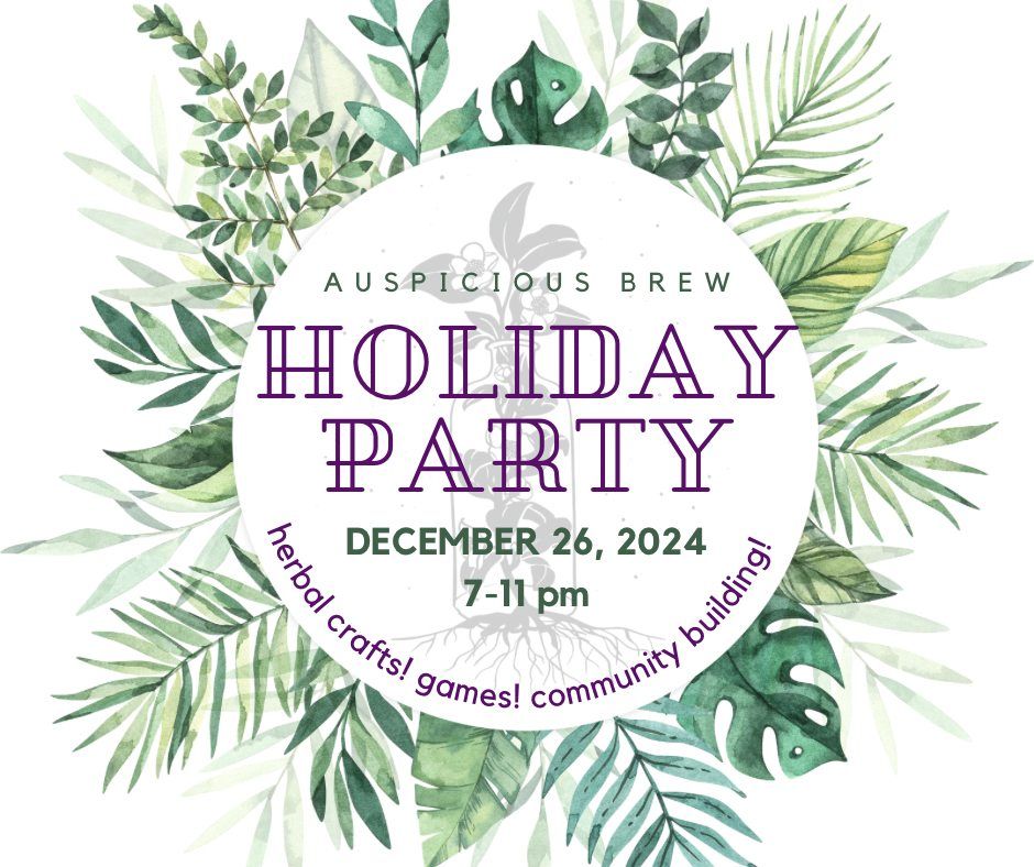 Community Holiday Party at Auspicious Brew