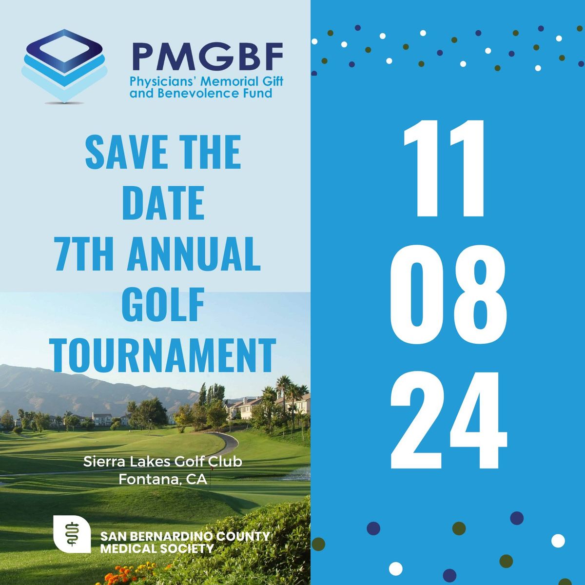 7th Annual PMGBF Golf Tournament (in partnership w\/ SBCMS)