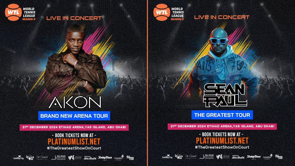 Akon and Sean Paul Live at the World Tennis League!