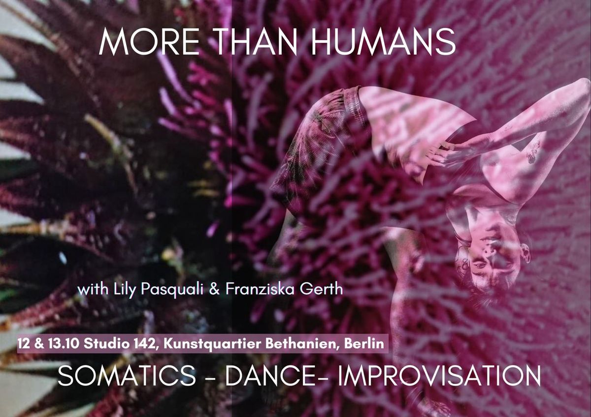 MORE-THAN-HUMANS LAB Research in Research in Dance Improvisation and Somatics