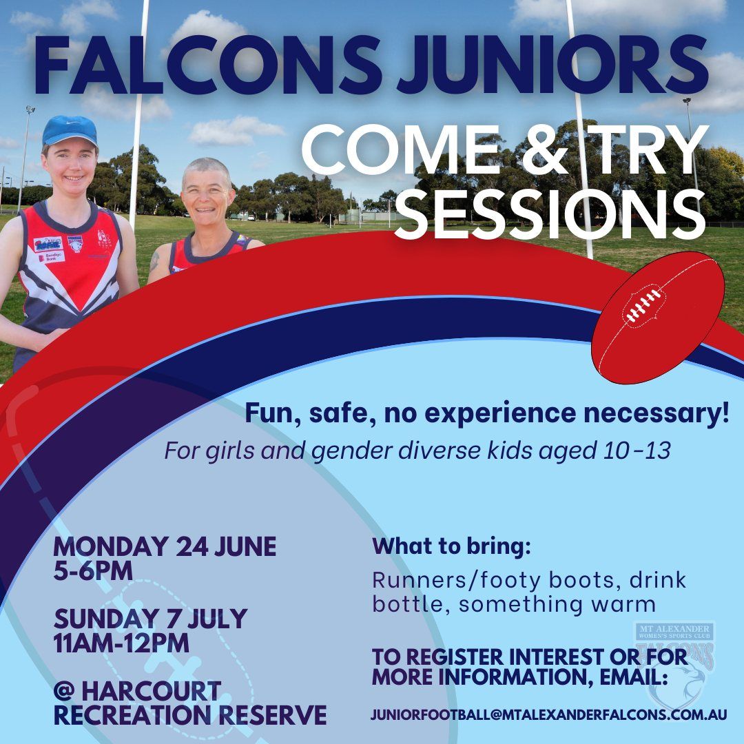 Falcons Juniors Come & Try Sessions