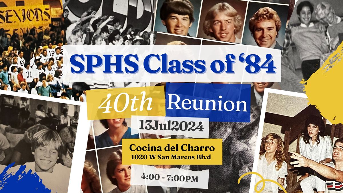San Pasqual Class of 1984 40th Reunion