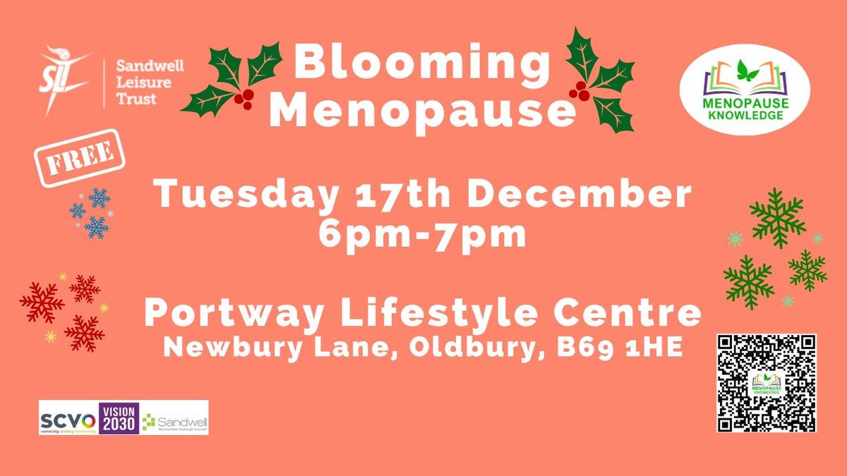 Blooming Menopause at Portway Lifestyle Centre