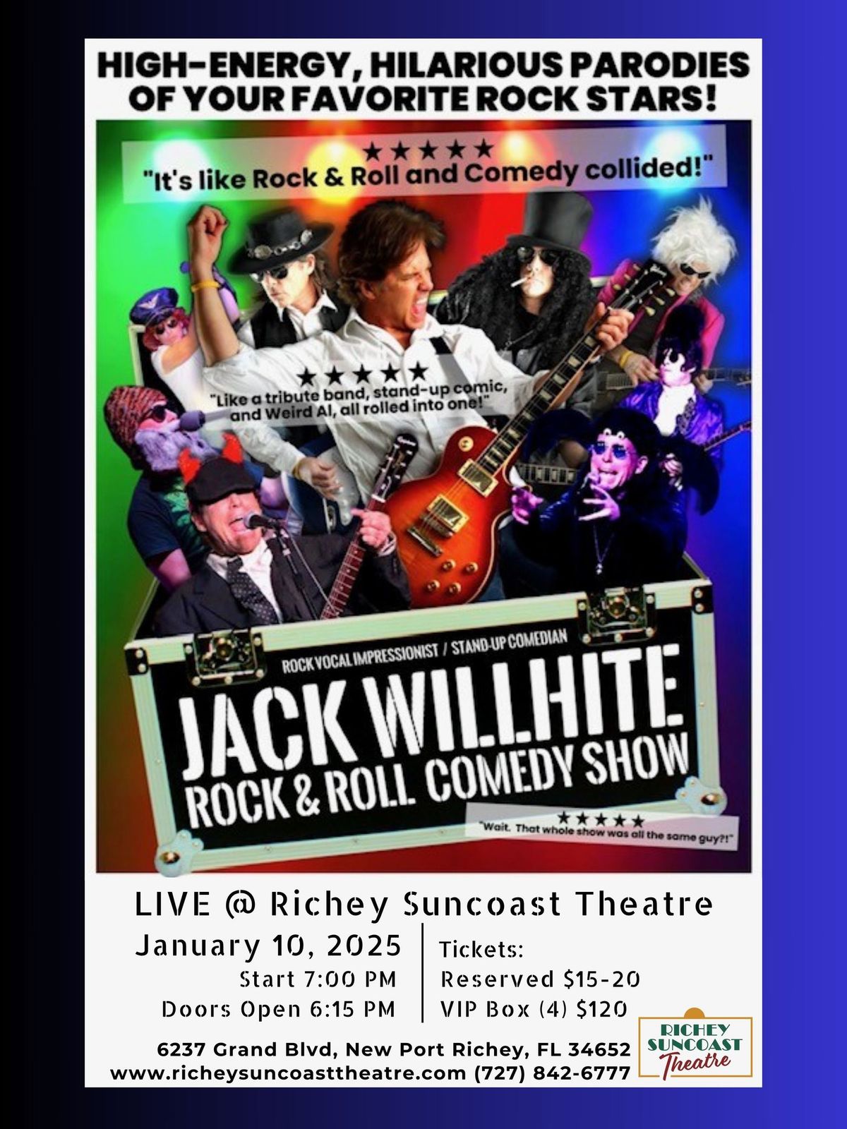 Jack Willhite's Rock & Roll Comedy Show LIVE @ Richey Suncoast Theatre