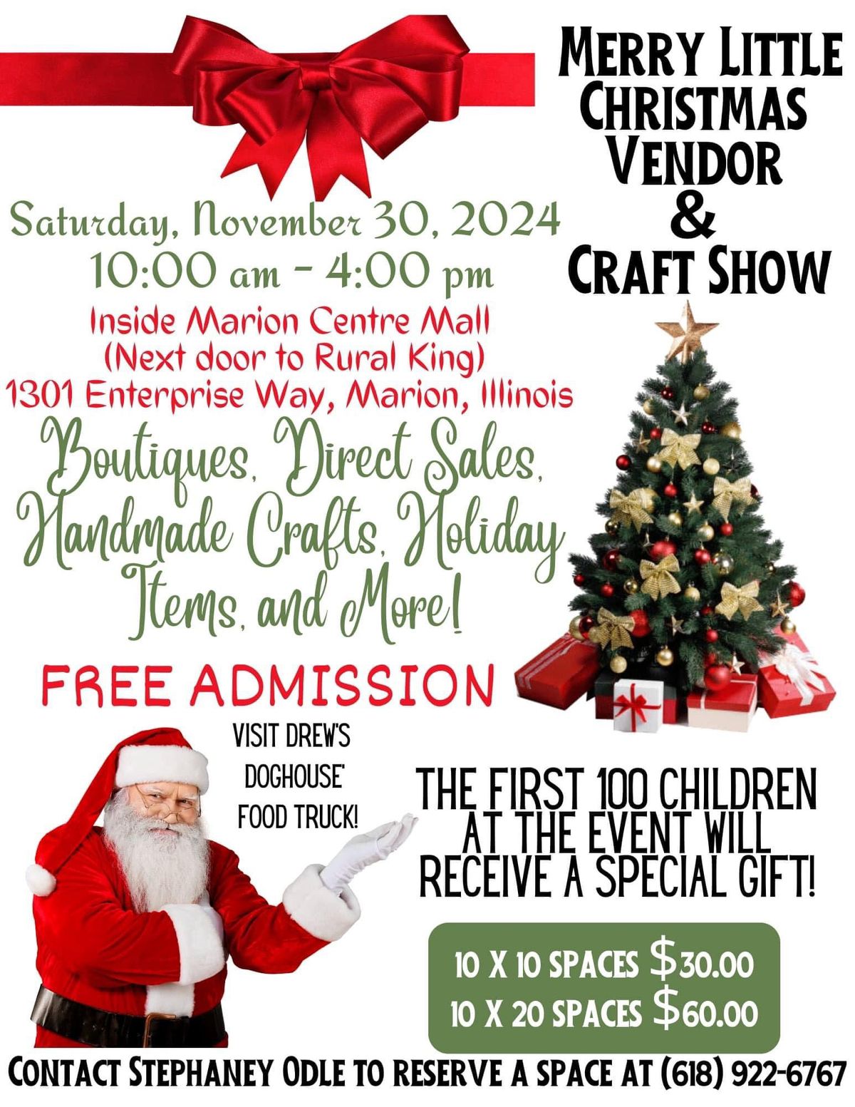 3rd Annual Merry Little Christmas Vendor & Craft Show 2024