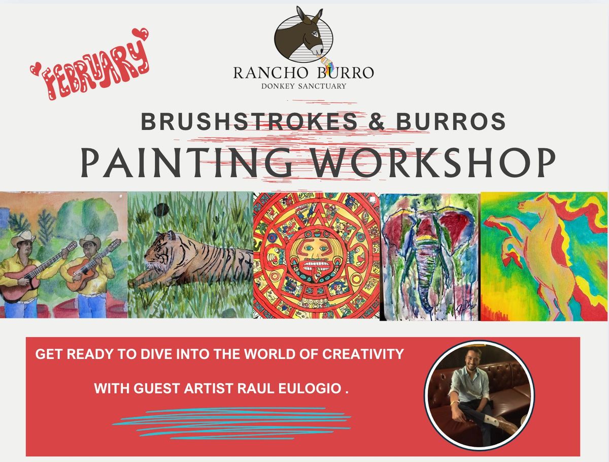 Brushstrokes & Burros \u2022 Painting Workshop