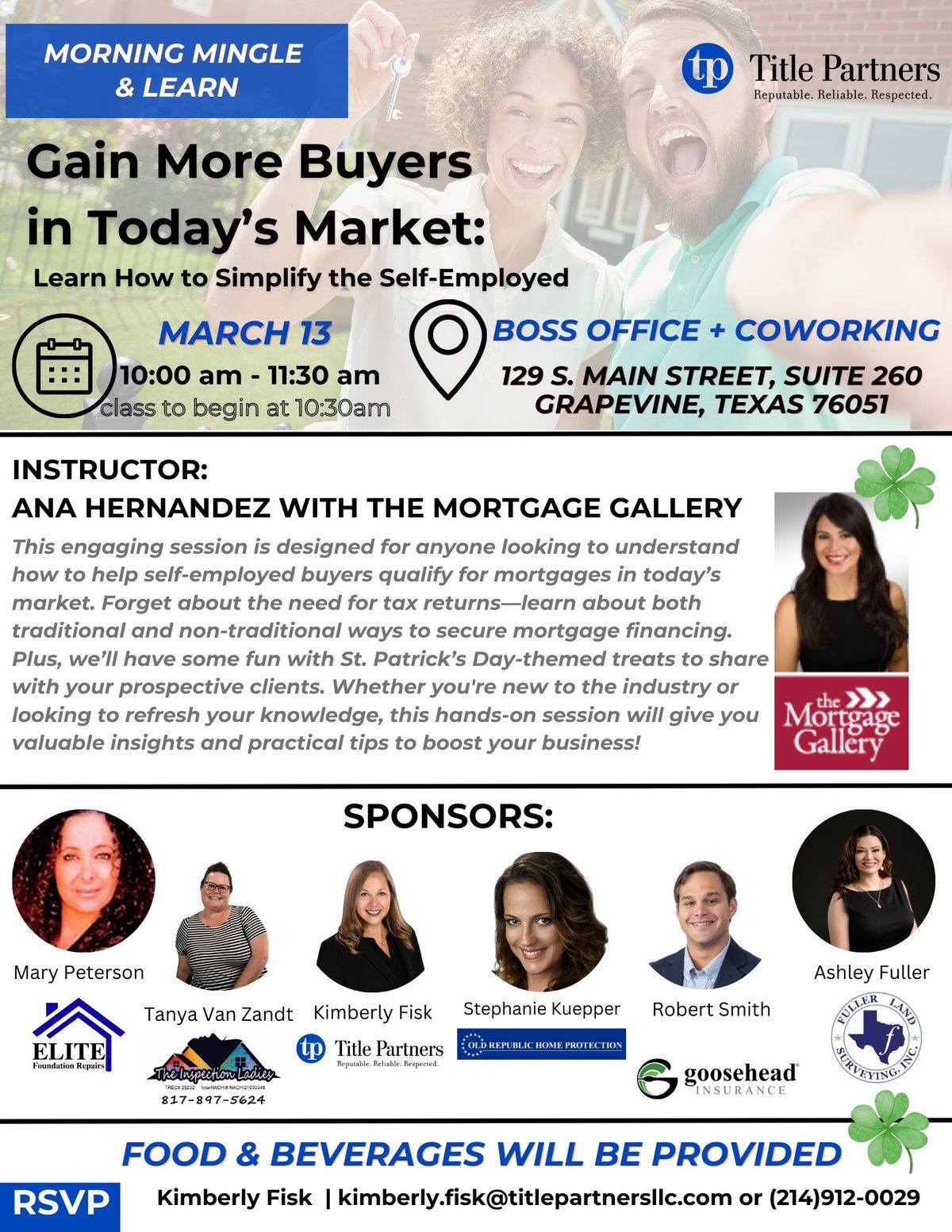 Morning Mingle & Learn for Real Estate Agents 