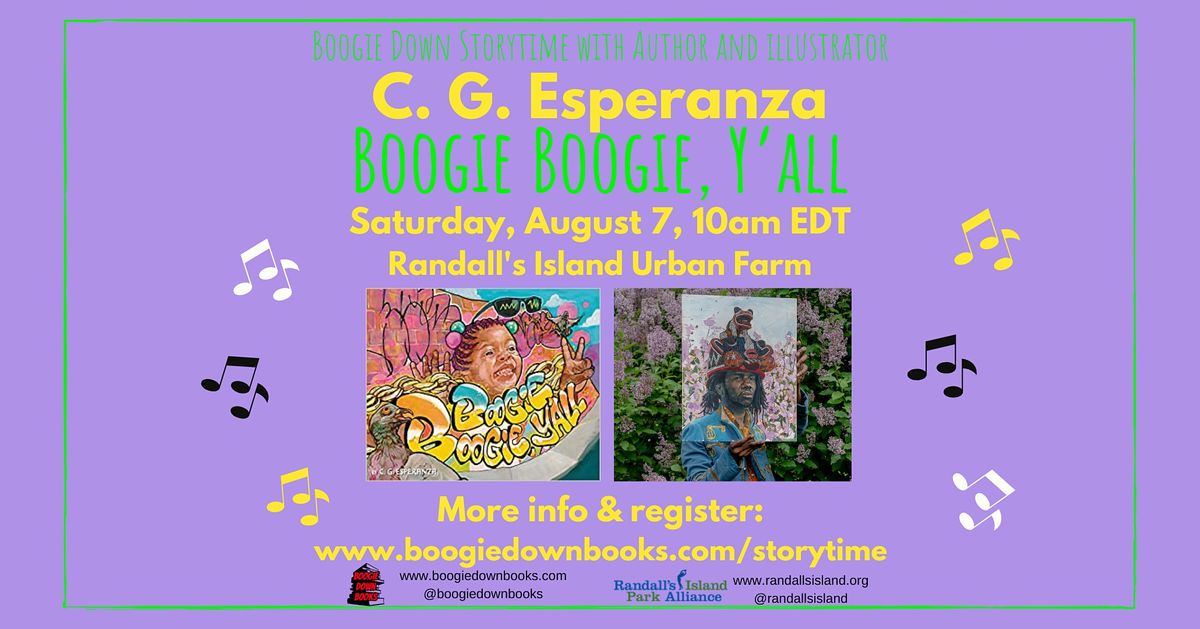Boogie Down Storytime and Author Event at Randall's Island (August 7)