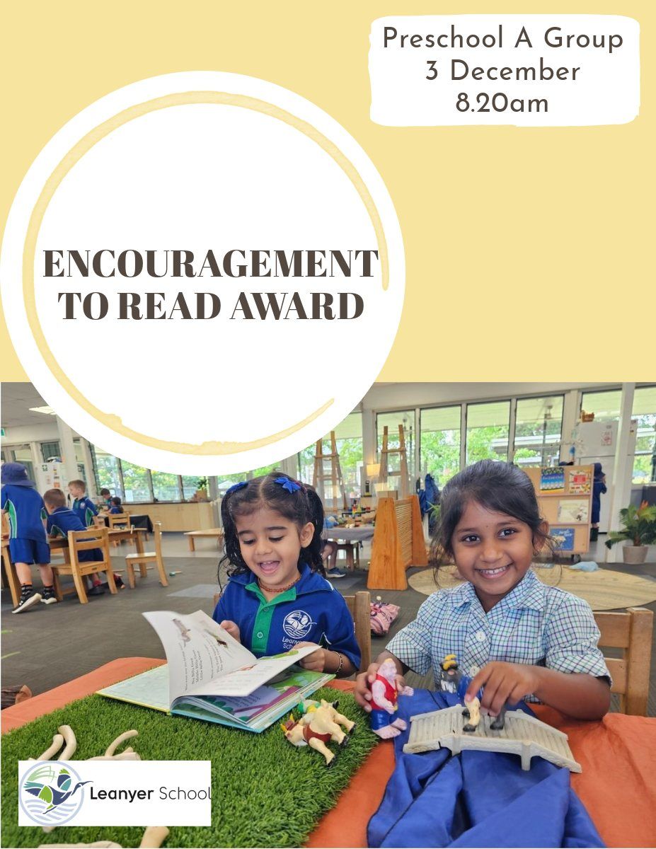 Encouragement to Read Award - Group A