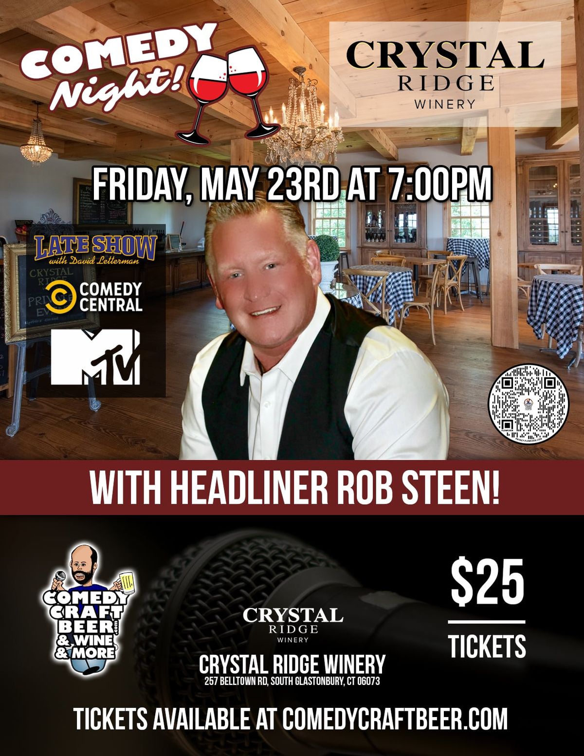 Comedy Night at Crystal Ridge Winery