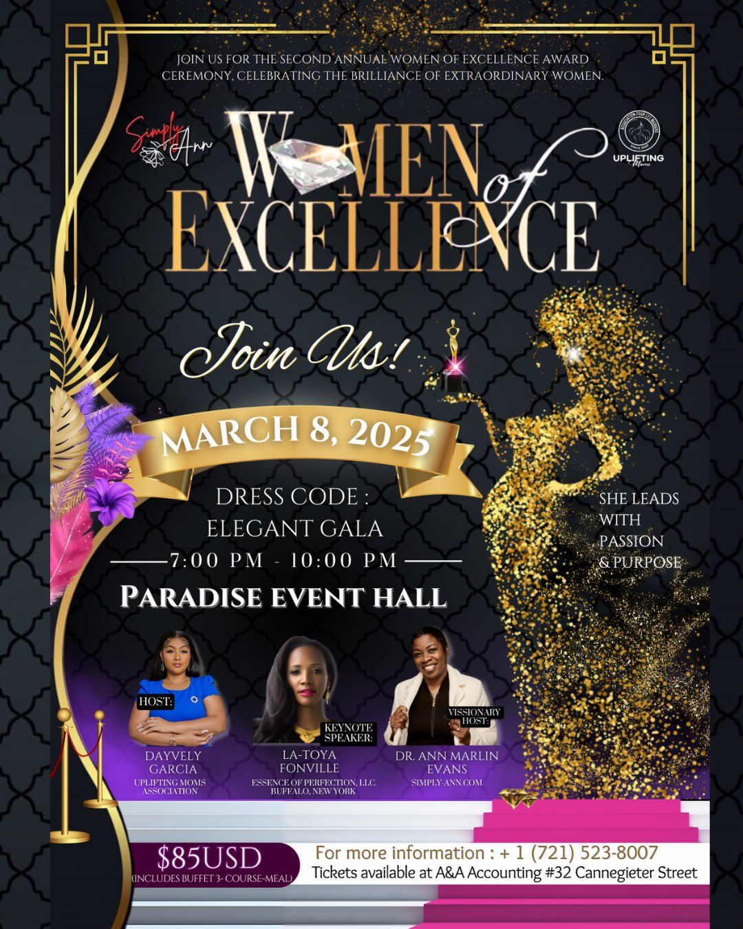 Second Edition of the Women of Excellence Award Ceremony GALA | SINT MAARTEN