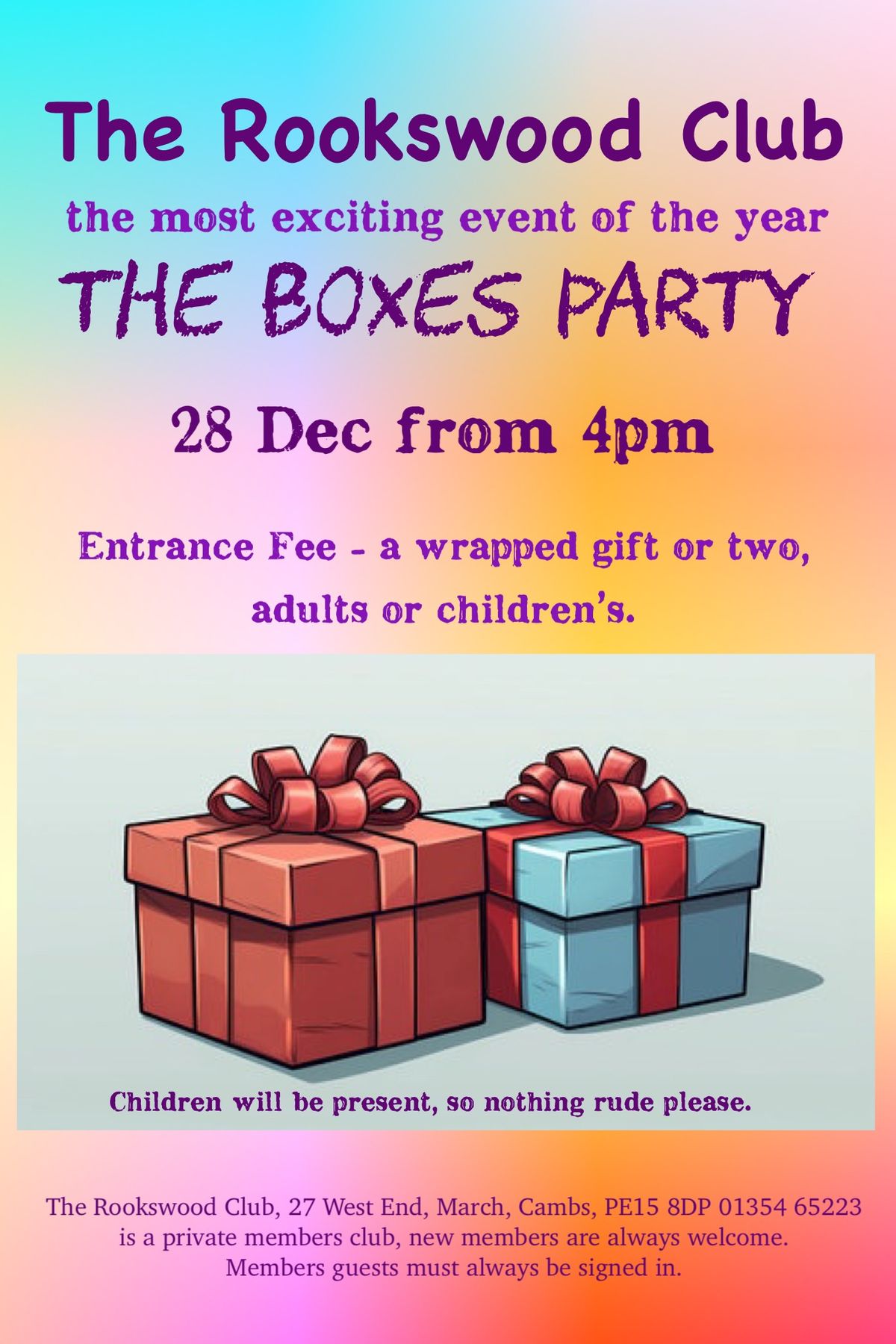 The Boxes Party