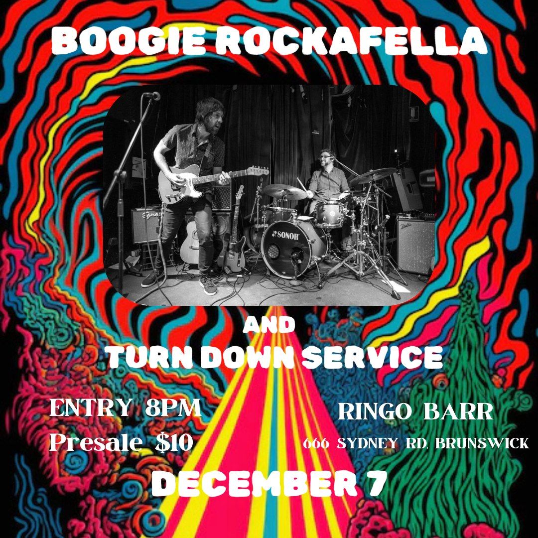 BOOGIE ROCKAFELLA & TURN DOWN SERVICE live at Ringo Barr