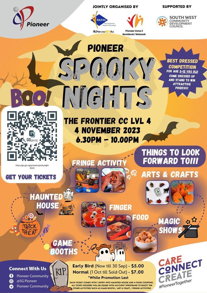 Pioneer Spooky Night 2023 Our Flagship Halloween Event, The Frontier