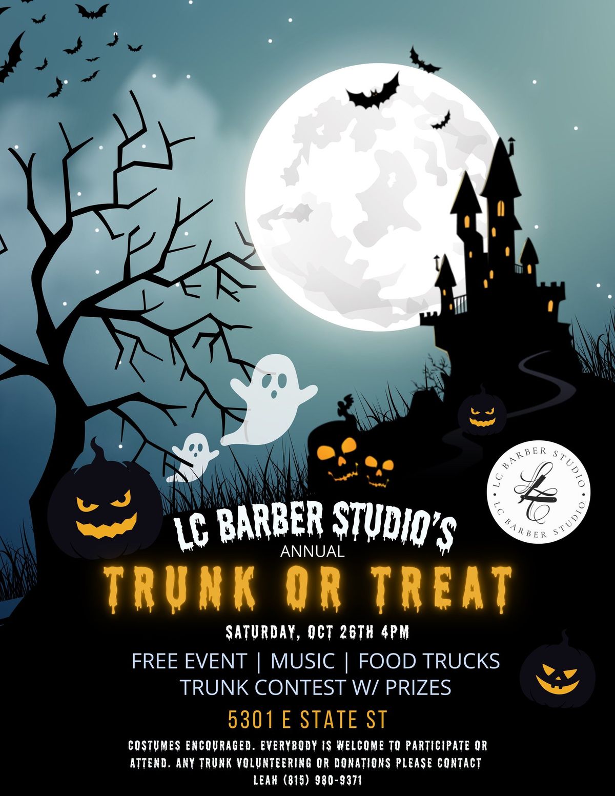 LC Barber Studio\u2019s Annual Trunk or Treat????