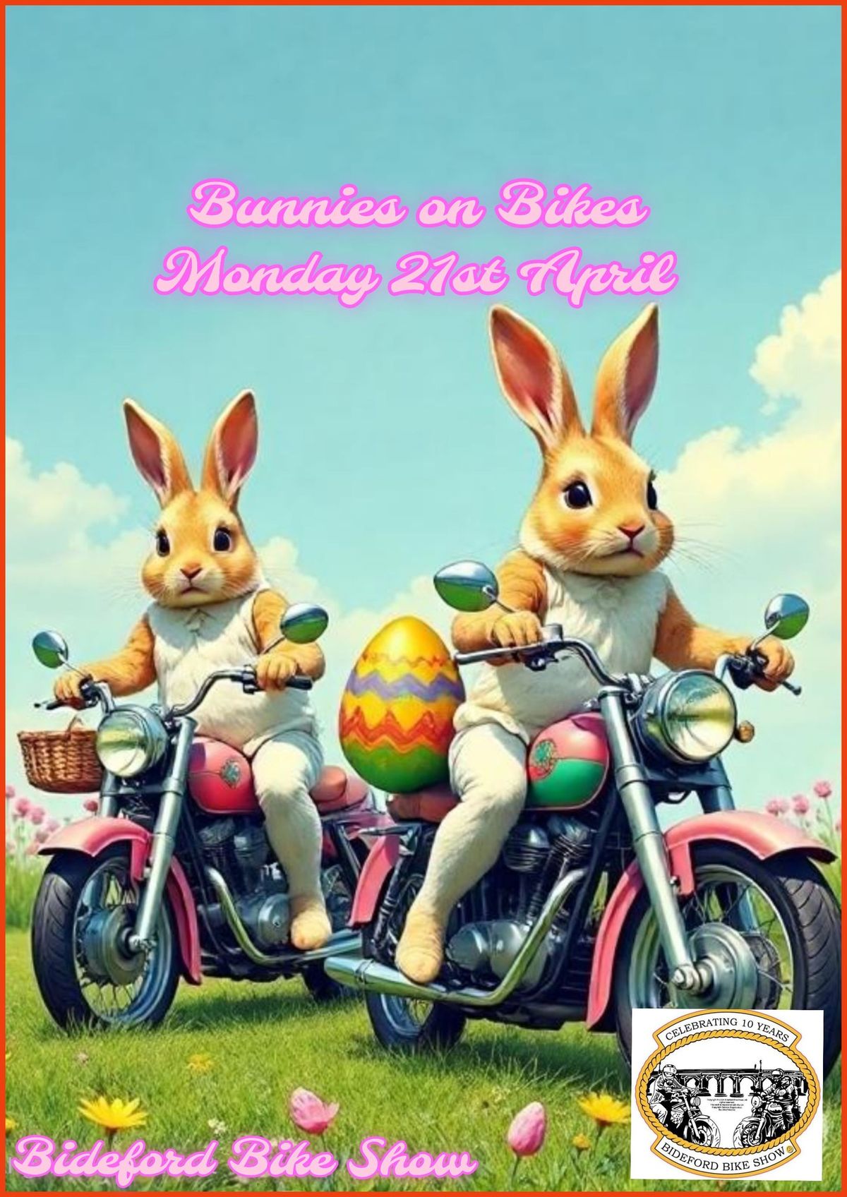 Bunnies on Bikes 