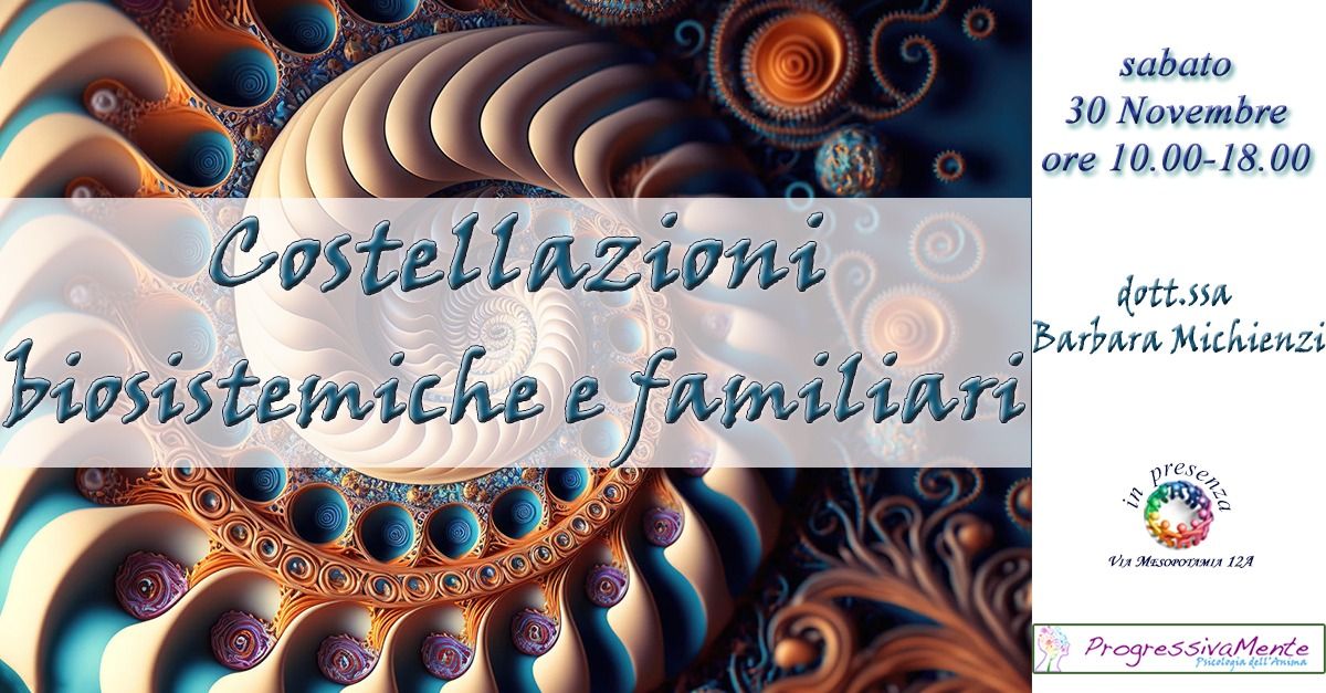 Costellazioni biosistemiche e familiari - Incontro di gruppo