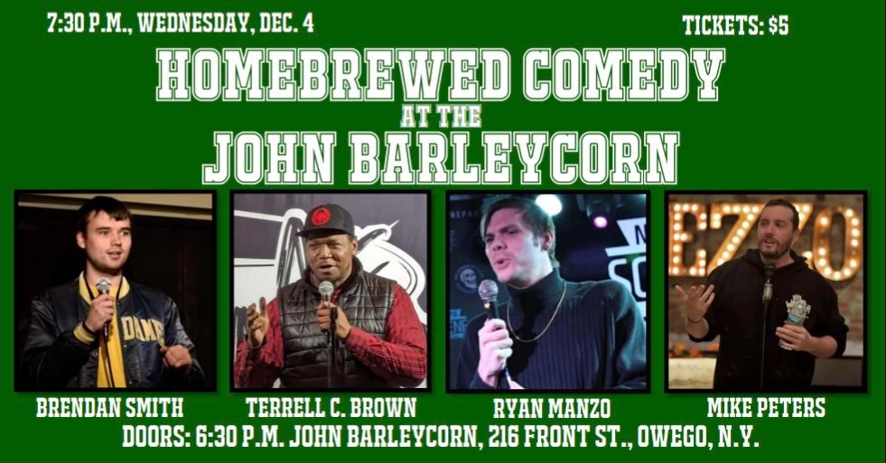 Homebrewed Comedy at the John Barleycorn Tavern