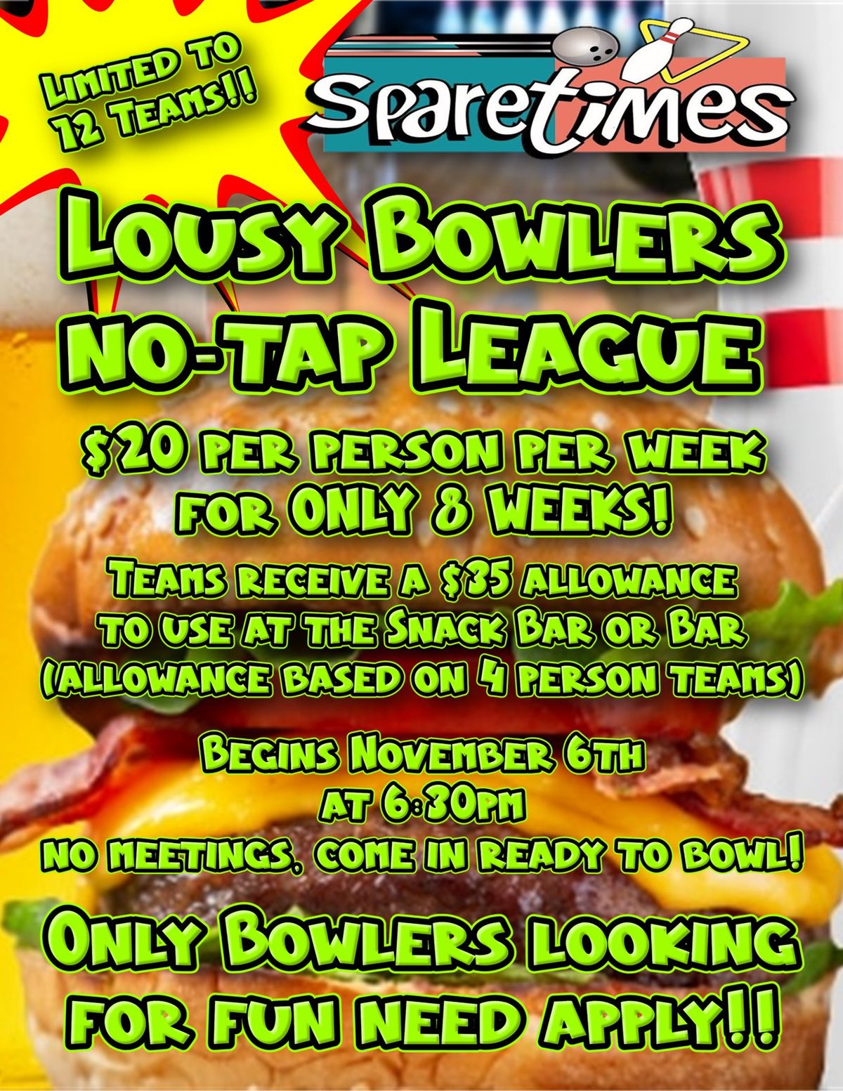 Lousy Bowlers No-Tap