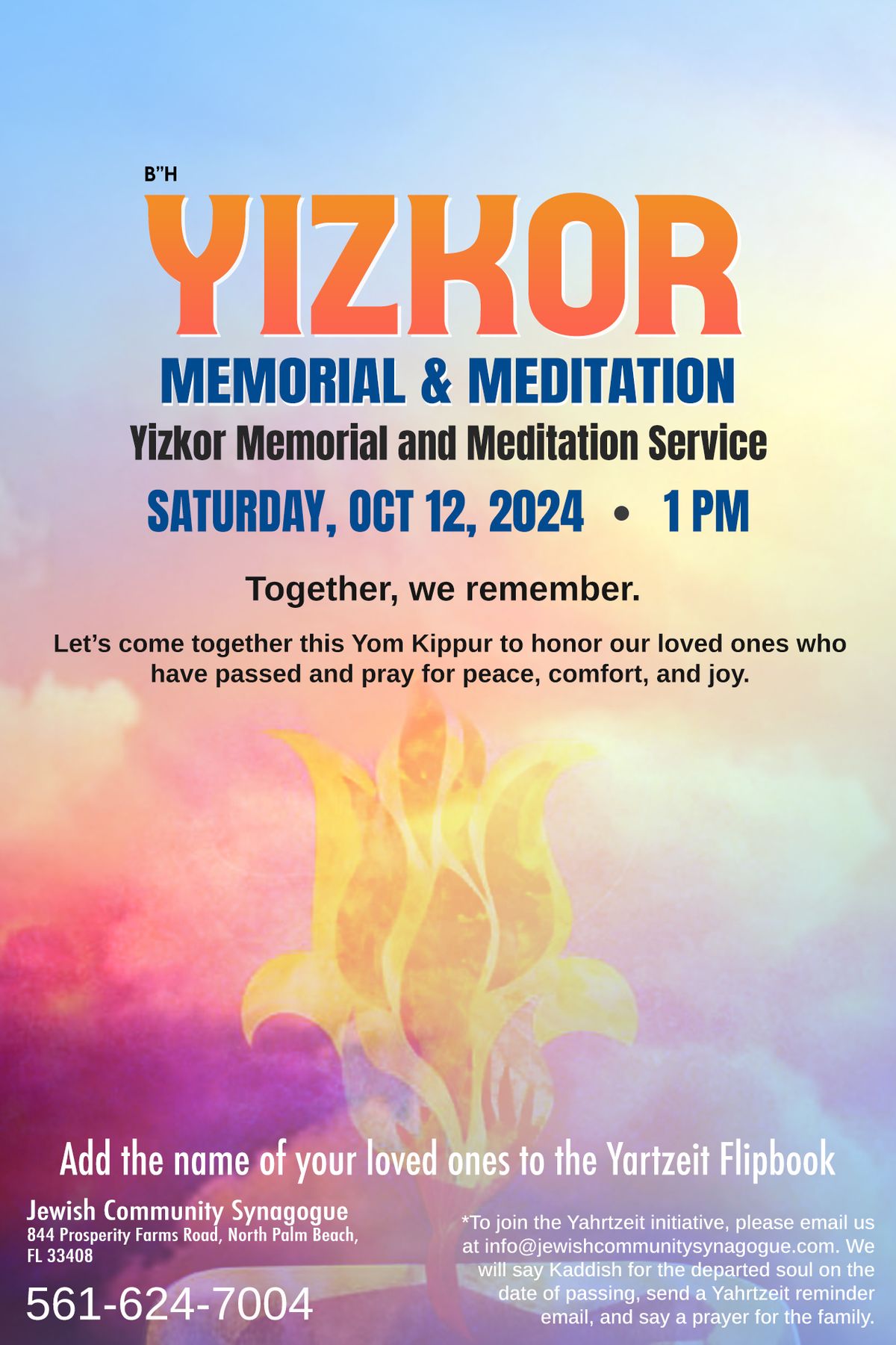 Yizkor Memorial & Meditation