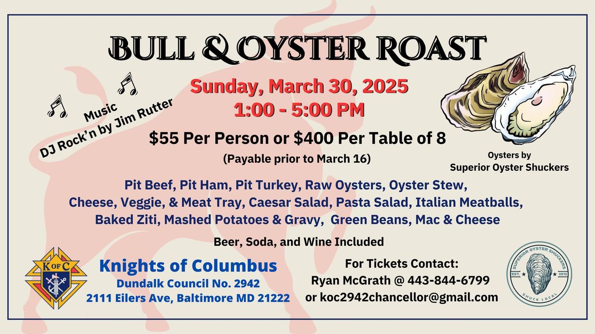 Bull & Oyster Roast